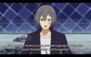 ....Arato is kind of a doormat...